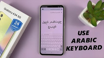 How To Add Arabic Keyboard On Samsung Galaxy A34 5G