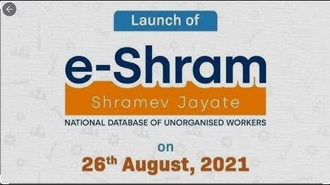 🔴Launch of e-SHRAM portal- National Database of Unorganised Workers || DD NEWS ANDHRA