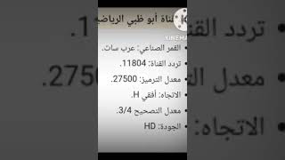 تردد قناة ابو ظبي الرياضية لنقل مباراة مصر وبلجيكا مجانًا Abu Dhabi