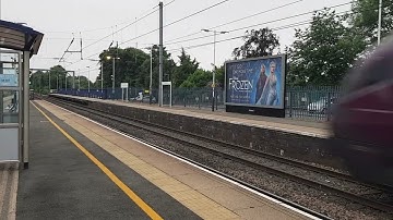 EMR Class 222 - 222009 passing Harpenden Station on 05/07/24