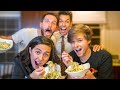 ELLE MILLS & LUKE KORNS Review Our Cooking | Pasta Aglio e Olio