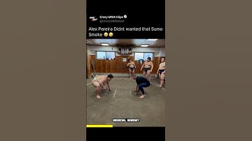 Alex Pereira sumo wrestling in Japan! 🇯🇵😭 #ufc #unsocialmindset #alexpereira #chama