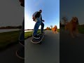 Loyal Dog Runs Beside Skateboarder | GoPro 4K POV Ride Through the Streets #dog  #sora2 #pov