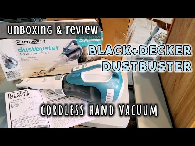 REVIEW BLACK + DECKER DustBuster CHV1410L Advanced Clean Cordless Handheld  Vacuum 