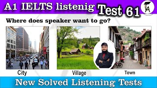 A1 IELTS Life Skills Listening 61 with Answers : New Listening test : IELTS UKVI