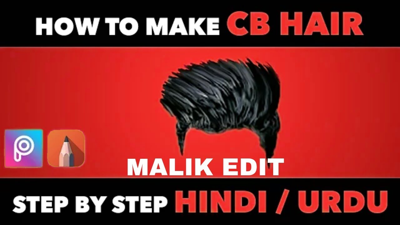 How To Make CB Edits Hair Style PNG Picsart Autodesk