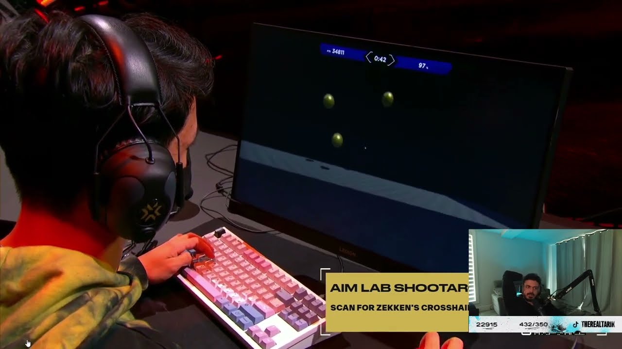 SEN Tarik, Zombs, Shroud react to XSET Zekken Aimlabs run