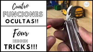 4 Funciones ocultas - 4 Hidden tricks del multitool Leatherman Wave