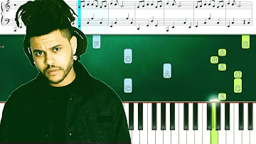 The Weeknd - Snowchild (Piano Tutorial With Sheets | Piano Instrumental | Piano Karaoke)