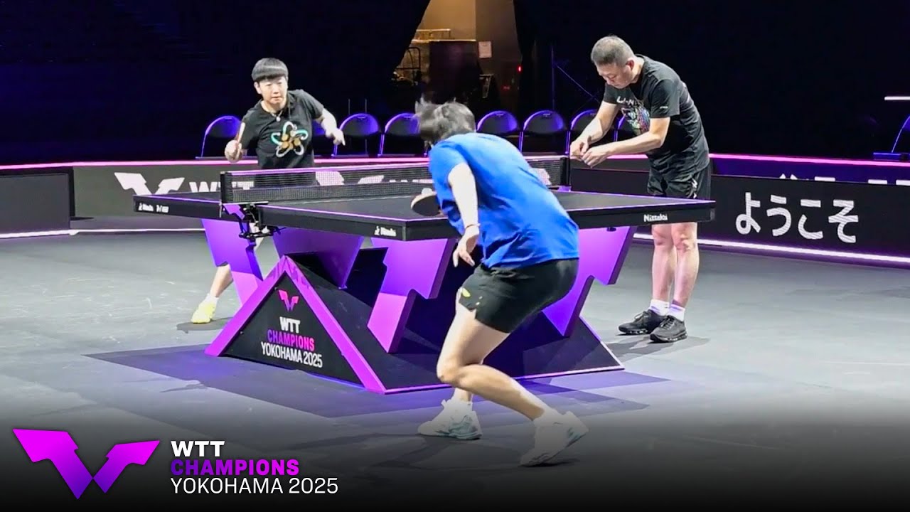 オフショット】ネットを直す中国のレジェンド・馬琳（女子代表監督