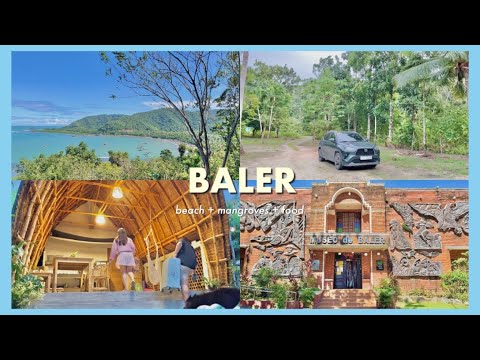 baler vlog 🛖🍂 cosy life near the forest of mangroves and beach | aesthetic travel vlog philippines