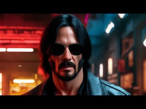 Видео: Катаюсь на горке с Киану Ривзом (Cyberpunk 2077)