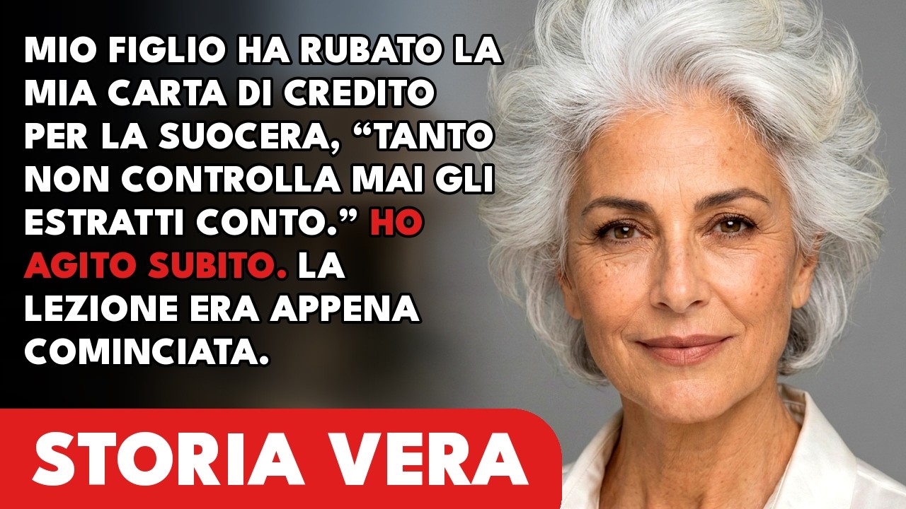 Stavo piegando gli asciugamani in corridoio quando ho sentito mio figlio dire a sua suocera di usare pure la mia carta di credito per la festa di sabato. “Mia madre non se ne accorgerà nemmeno”,...