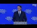 Davos: discurso de Bolsonaro (Portuguese)