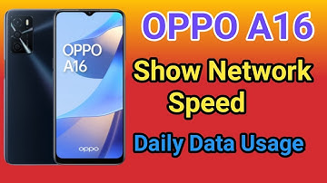 OPPO A16 Show Daily Data Usage kaise kare | How To Show Daily Data Usage Setting In OPPO A16