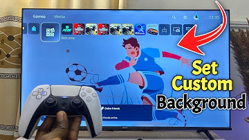 How to Get Custom Background on PS5! 