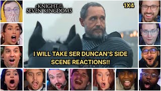 Reactors Reacting To I Will Take Ser Dunken's Side | A Knight Of The Seven Kingdoms 1X4 Reaction