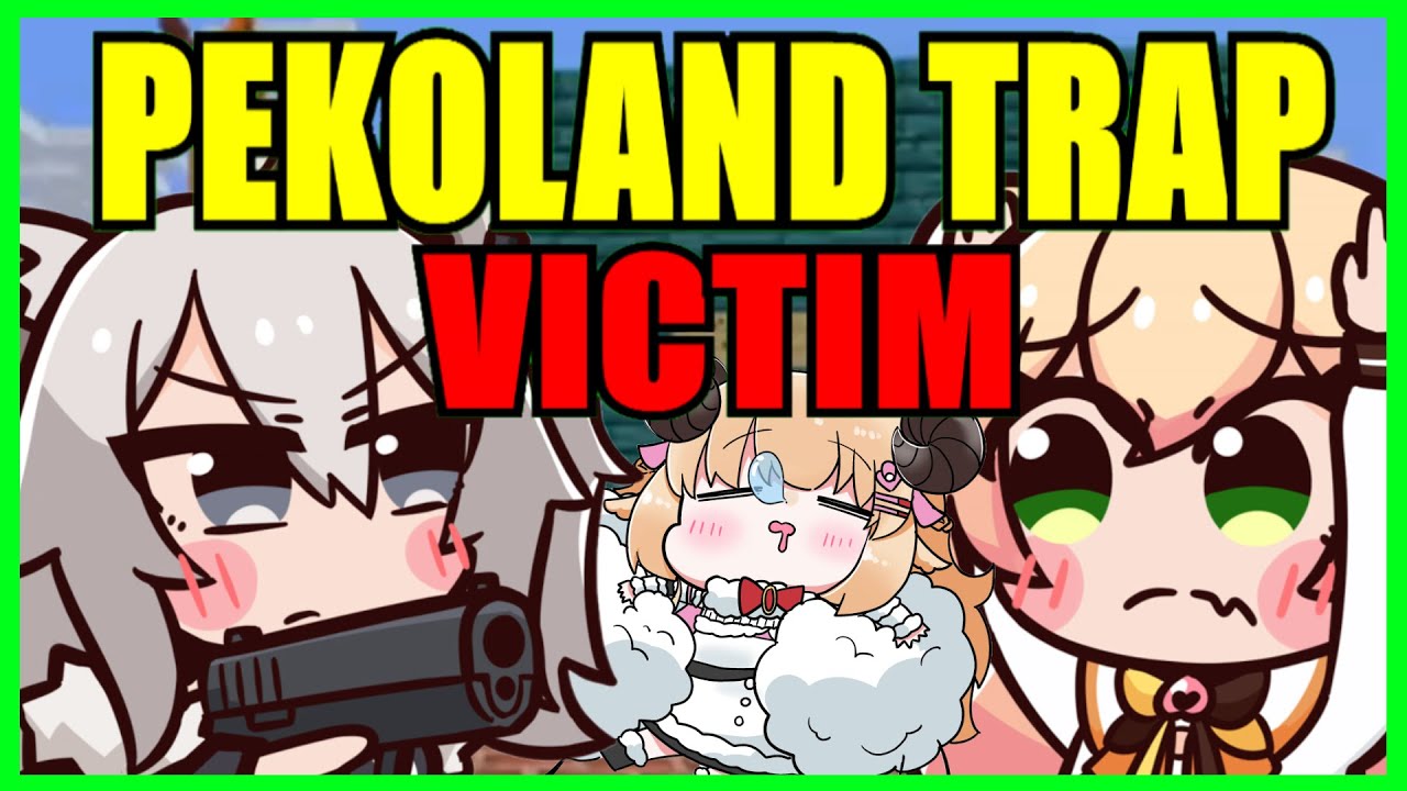 【Hololive】Watame & Nene: Victim Of Pekoland Traps ft. Botan【Minecraft】【Eng Sub】