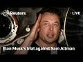 LIVE: Elon Musk’s trial on his allegations OpenAI violated its founding mission