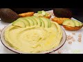 HUMMUS DE AGUACATE Y GARBANZOS RECETA SUPER SALUDABLE