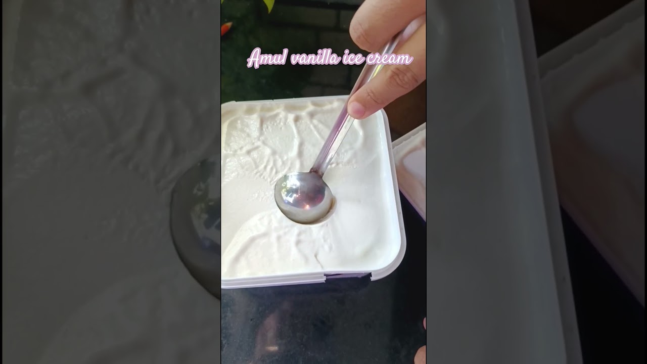 Amul vanilla ice cream