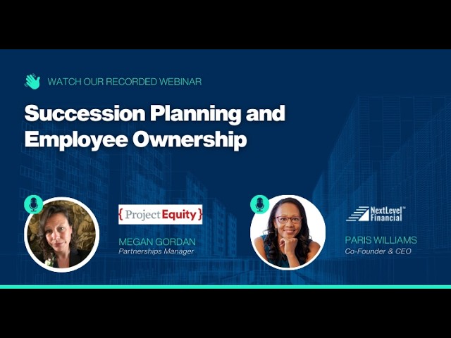 Succession Planning and Employee Ownership