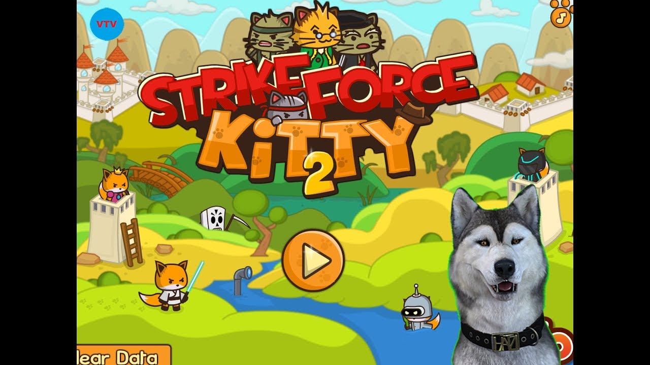 Мультик игра.Ударный отряд котят 2