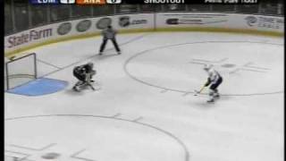 Ales Hemsky (EDM) vs. Jean-Sebastien Giguere (ANA) Shootout October 28, 2007
