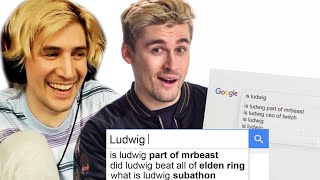 Ludwig Answers the Web's Most Searched Questions | xQc Reacts Net Worth
