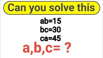 Olympiad Math|Find the value of a,b,c|Algebra Math|Nice algebra math Simplication|Can you solve this