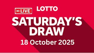 The National Lottery Lotto Draw Live results from Saturday 18 October 2025 | tonight's lotto