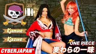 【ワンピース】ナミ＆ハンコックの美ボディを再現！渡辺シスターズがコスプレ【ハロウィン】【ONE PIECE】