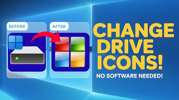 Change Drive Icons Like a Pro 🔥 | Windows 11/10 Custom Drive Icon Tutorial (Registry Editor Method)