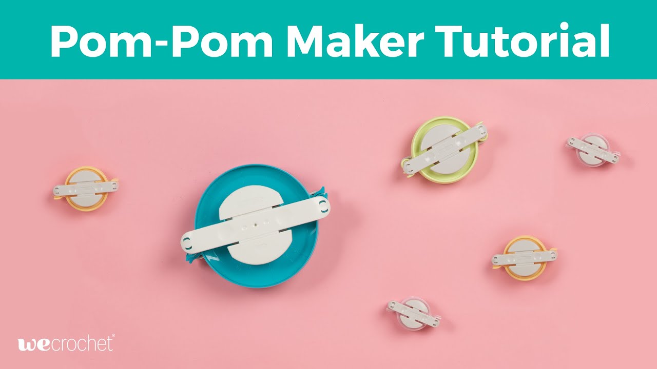 Large Clover Pom Pom Maker Set  Clover pom pom maker, Pom pom maker,  Decorative pom-poms