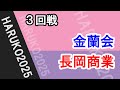 春高バレー2025　金蘭会　長岡商業