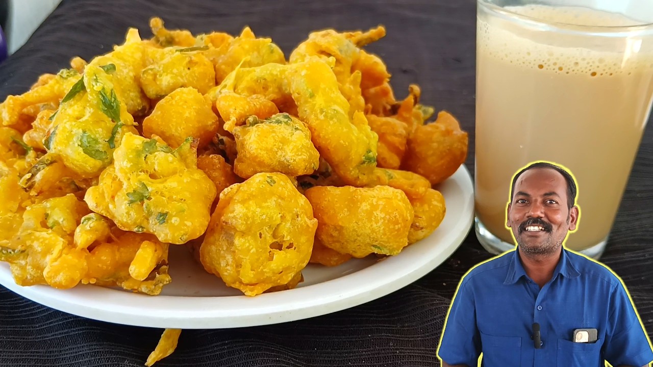டீக்கடை மெது பக்கோடா 😋🔥Methu pagoda in Tamil | Pakoda recipe Tamil | Snacks recipe | Teatime