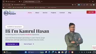 wordpress website Header Design Part 1
