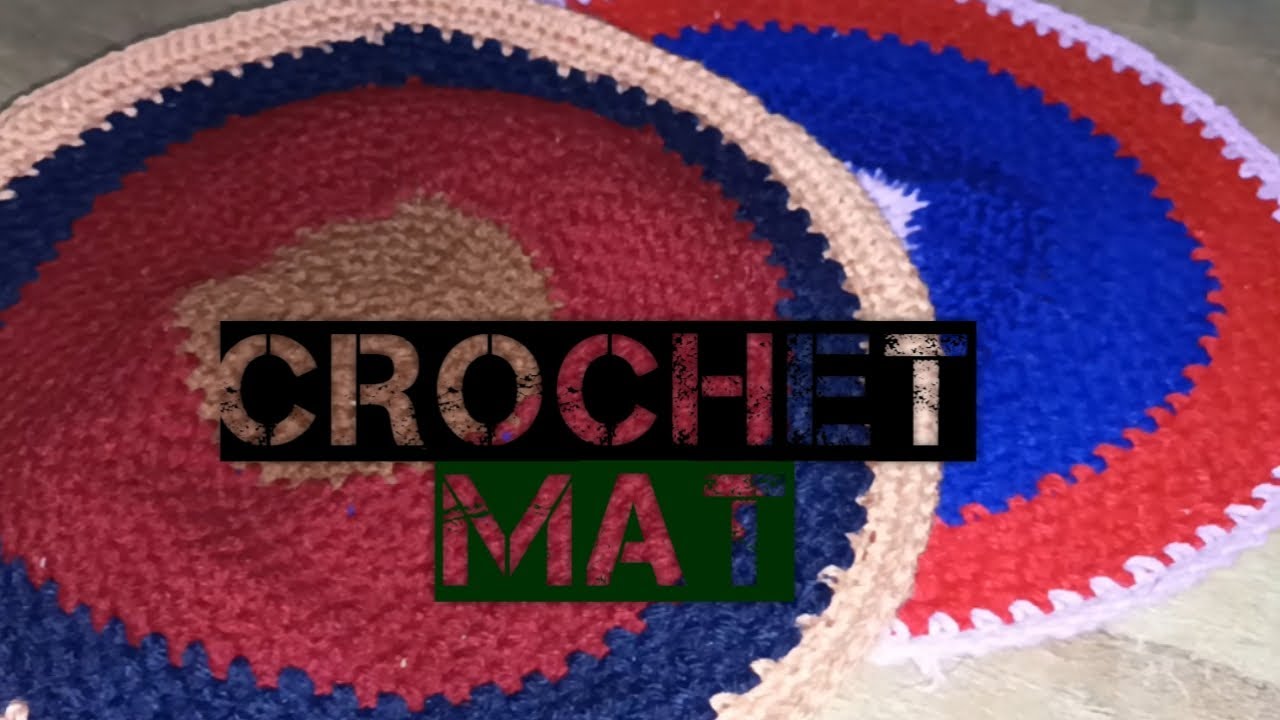 crochet door matA tutorial for beginnings YouTube
