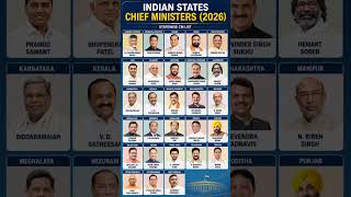 CM of All State.#cm #currentaffairs #trending  #facts #india #ssc #upsc #ai #police #railway #viral