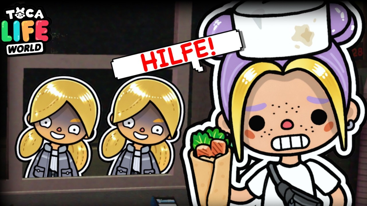 Thea NACHTS ALLEIN im SCARY SHAWARMA KIOSK😱 Toca Boca Story | Deutsch