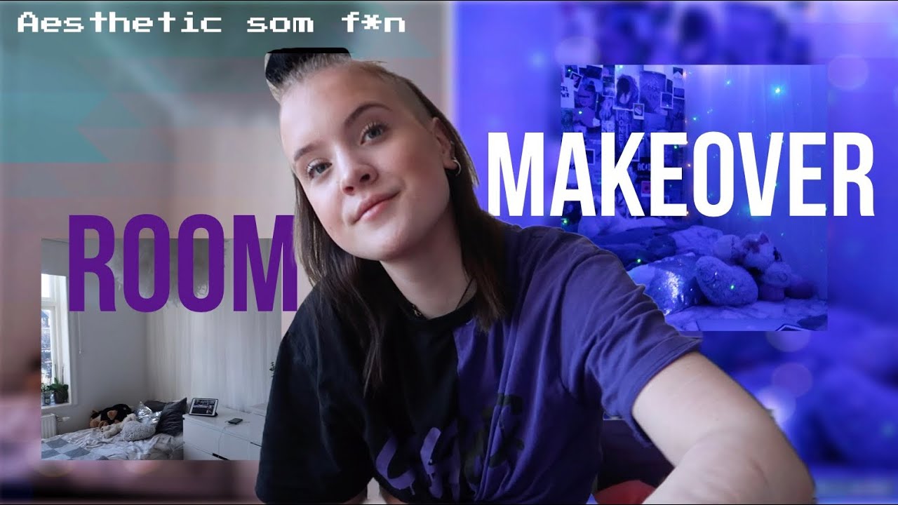 gör om mitt rum! aesthetic lila edition