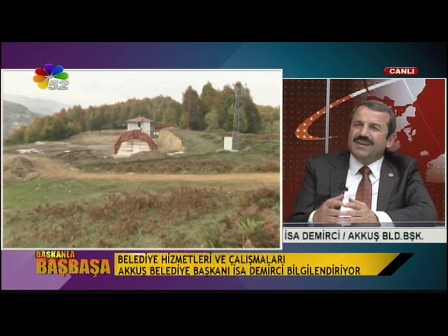22/10/2018 BAŞKANLA BAŞBAŞA  - İSA DEMİRCİ / AKKUŞ BLD.BŞK.