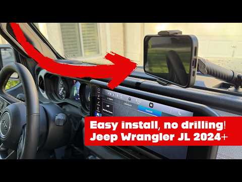 Il miglior supporto per telefono per Jeep Wrangler? | Installazione e recensione del supporto per...