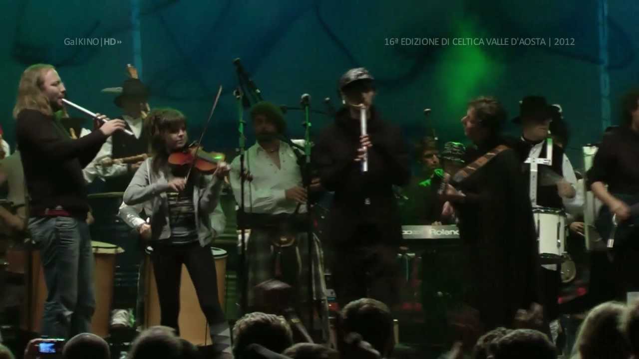 Celtica VDA 2012 - 16ª  Edizione. GREENLANDS. Inno delle Nazioni Celtiche. Bosco di Peuterey