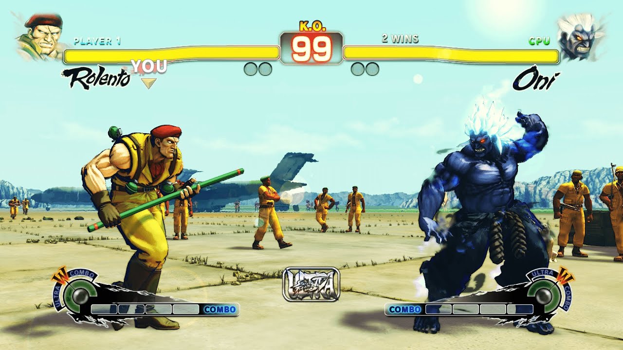 Sf4 Rolento Rolento vs Oni (Hardest) Street Fighter 4.| Epic Battle - YouTube
