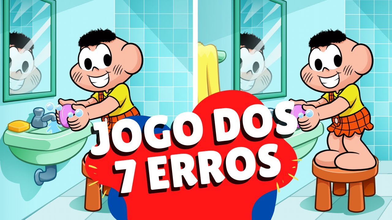 Jogo dos 7 Erros - Turma da Mônica., Veja Completo: www.apr…