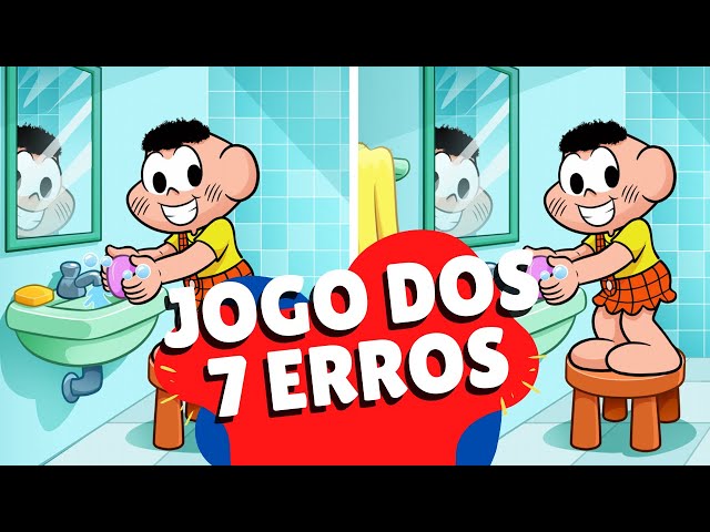 Jogo dos 7 Erros - Turma da Mônica., Veja Completo: www.apr…