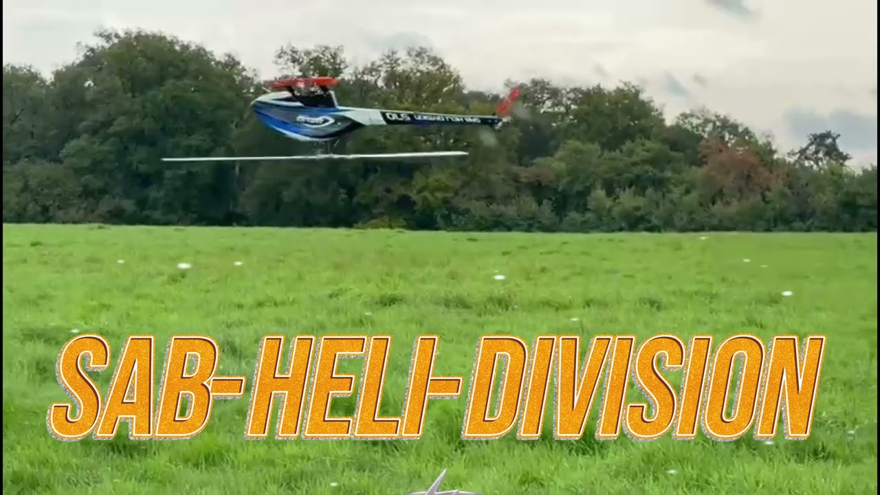 Sab goblin 570 6s rc helicopter. She's a beauty 👌