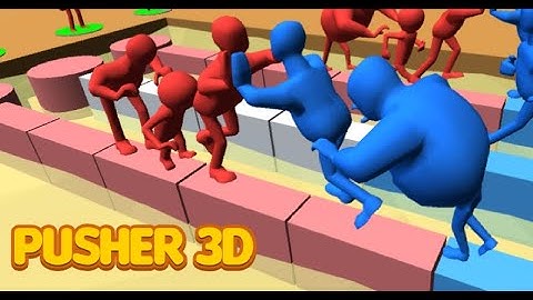 Pusher 3D (by VOODOO) android gameplay walkthrough - pupugaming
