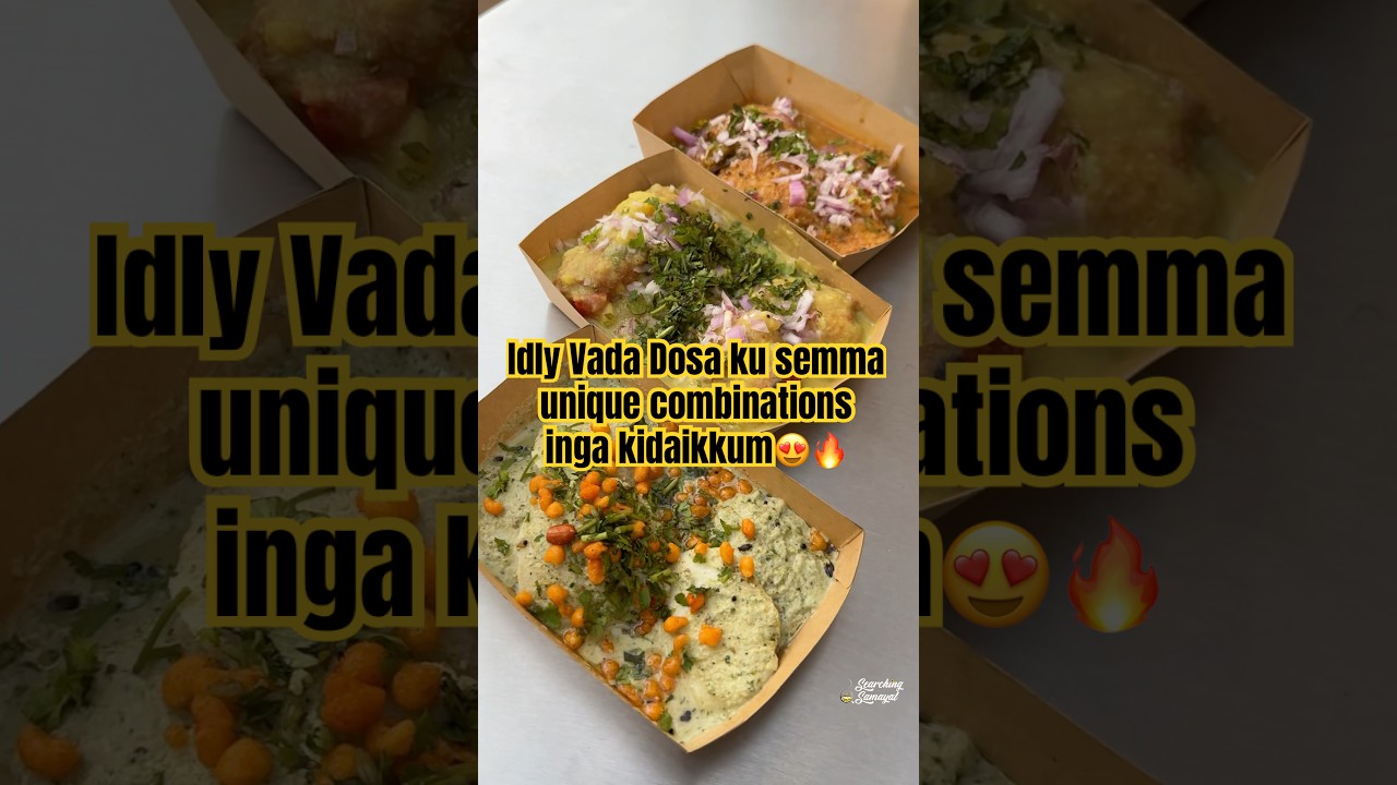 Tnagar le ipadi oru Veg Spot ah😳⁉️ Semma Unique ah irrukke😍🔥 Dunk’d House of Idlies TNagar👏💥